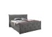 Boxspringbett >Villano< Liegefläche 180x200cm, in Dark Grey - 231x203x114 (LxBxH)