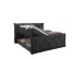 Boxspringbett >Villano< Liegefläche 180x200cm, GEL-Topper, Anthrazit - 231x203x114 (LxBxH)