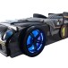 Autobett >Rinum< Liegefläche 90x200cm, Schwarz mit Fotodruck - 106x64x220 (B/H/T)