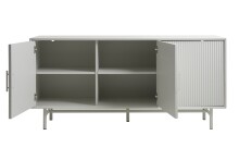 Sideboard >PALMA< in Greige, MDF greige Pantone - 160x75x45cm (BxHxT)