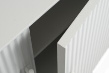 Sideboard >PALMA< in Greige, MDF greige Pantone - 160x75x45cm (BxHxT)
