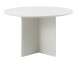 Esstisch >PALMA< in Greige, MDF + Stahl in greige - 75x110cm (HxD)