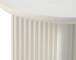 Beistelltisch >PALMA< in Greige, MDF + Stahl in greige - 55x50cm (HxD)