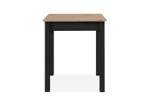 Esstisch >Capri< in Dekor Artisan Eiche / schwarz -...