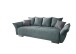 Schlafsofa >Phedra< Armlehnfunktion, 9758 Corto mint, Mikrofaser - 242x90x131cm (BxHxT)