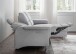 Ecksofa >Ludwigshafen< Motor-funktion, Kopfstütze, Stauraum, silber - 231x113x165 (BxHxT)
