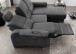 Ecksofa >Ludwigshafen< Motor-funktion, Kopfstütze, Stauraum, anthrazit - 231x113x165 (BxHxT)