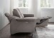 Ecksofa >Ludwigshafen< Motor-funktion, Kopfstütze, Stauraum, grau-braun - 231x113x165 (BxHxT)
