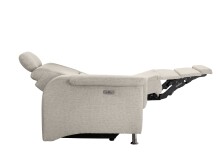 Ecksofa >Ludwigshafen< Motor-funktion, Kopfstütze, Stauraum, beige - 231x113x165 (BxHxT)