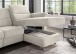 Ecksofa >Ludwigshafen< Motor-funktion, Kopfstütze, Stauraum, beige - 231x113x165 (BxHxT)