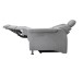 Ecksofa >Ludwigshafen< Motor-funktion, Kopfstütze, Stauraum, silber - 231x113x165 (BxHxT)