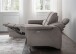 Ecksofa >Ludwigshafen< Motor-funktion, Kopfstütze, Stauraum, grau-braun - 231x113x165 (BxHxT)
