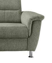 Ecksofa >Ludwigshafen< Motor-funktion, Kopfstütze, Stauraum, moosgrün - 231x113x165 (BxHxT)