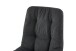 4-Fußstuhl >Ponzi< (2er-Set) mit Steppung, in grau, Cord-Optik - 45x87x55cm (BxHxT)