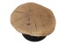 Couchtisch >BILOXI< rollbar, Eiche Massivholz / Holzwerkstoff / Metall - 45x75 (HxD)