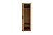 Garderobenschrank >GRENO< 2 Böden, 1 Stange, in Eiche teilmassiv - 69,5x200,5x40 (BxHxT)