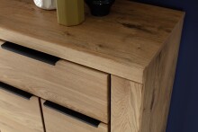 Garderoben-Set >Greno< (4-teilig) Massivholzfront - Teilmassiv - 160x200,5x40 (BxHxT)
