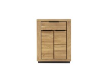 Garderoben-Set >Greno< (4-teilig) Massivholzfront - Teilmassiv - 160x200,5x40 (BxHxT)