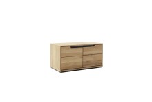 Garderoben-Set >ARAYA< (5-teilig) in Eiche teilmassiv - 227x195x40,5 (BxHxT)