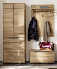 Garderoben-Set >ARAYA< (3-teilig) in Eiche...