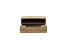 Garderoben-Set >ARAYA< (2-teilig) in Eiche teilmassiv - 79x195x40,5 (BxHxT)