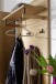 Garderoben-Set >ARAYA< (4-teilig) in Eiche teilmassiv - 158x195x40,5 (BxHxT)