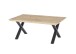 Couchtisch >ASOLA< in Eiche / schwarz, furniert - 110x45x70cm (BxHxT)