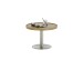 Couchtisch >MONTEVERDE< in Eiche furniert, Holzwerkstoff/ Metall - 40x60cm (HxD)