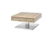 Couchtisch >MONROVIA< mit Stauraumfach, Asteiche furniert - 75x38x75 (BxHxT)