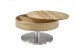 Couchtisch >SUVA< mit Stauraum, Asteiche furniert, Holzwerkstoff/ Metall - 40x79cm (HxD)