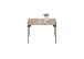 Couchtisch >ALTO< in Eiche, massivholz / Metall - 60x38x60cm (BxHxT)