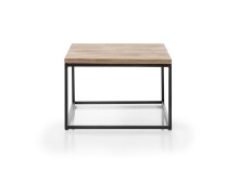 Couchtisch >SAKURA< in Asteiche, Massivholz / Metall - 70x45x70cm (BxHxT)