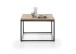 Couchtisch >SAKURA< in Asteiche, Massivholz / Metall - 70x45x70cm (BxHxT)