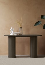 Konsolentisch >NOLA< in Eiche Smoked , MDF furniert...