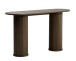 Konsolentisch >NOLA< in Eiche Smoked , MDF furniert - 130x75x40cm (BxHxT)