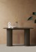 Konsolentisch >NOLA< in Eiche Smoked , MDF furniert - 130x75x40cm (BxHxT)