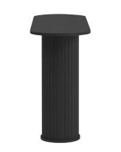 Konsolentisch >NOLA< in Eiche schwarz, MDF furniert - 130x75x40cm (BxHxT)
