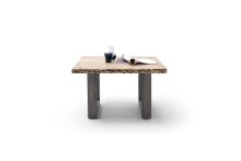 Couchtisch >CARTAGENA< in Akazie natur, Massivholz lackiert - 75x45x75cm (BxHxT)