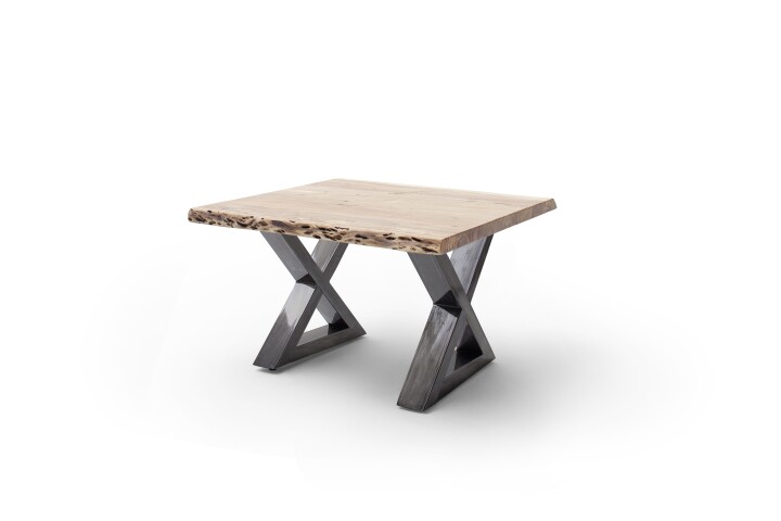 Couchtisch >CARTAGENA< in Akazie natur, massiv lackiert - 75x45x75cm (BxHxT)