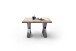 Couchtisch >CARTAGENA< in Akazie natur, massiv lackiert - 75x45x75cm (BxHxT)