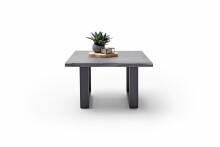 Couchtisch >CARTAGENA< in Akazie grau, massiv lackiert - 75x45x75cm (BxHxT)