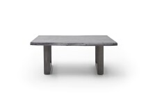 Couchtisch >CARTAGENA< in Akazie grau, massiv lackiert - 110x45x70cm (BxHxT)