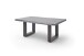 Couchtisch >CARTAGENA< in Akazie grau, massiv lackiert - 110x45x70cm (BxHxT)