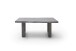 Couchtisch >CARTAGENA< in Akazie grau, massiv lackiert - 110x45x70cm (BxHxT)