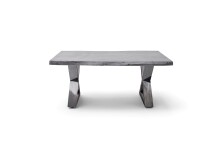 Couchtisch >CARTAGENA< in Akazie grau, massiv lackiert - 110x45x70cm (BxHxT)