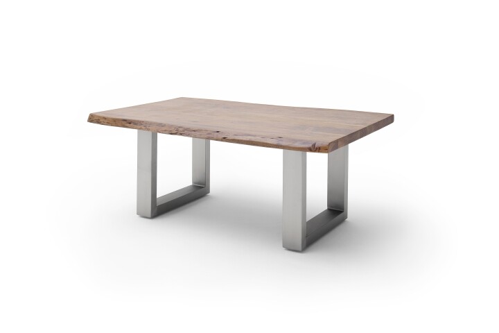 Couchtisch >CARTAGENA< in Akazie massiv walnussfarben - 110x45x70 (BxHxT)