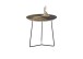 Beistelltisch >MIRANDELA< in floraler Druck, Mango Massivholz - 55x50x55 (BxHxT)