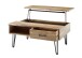 Couchtisch >MUSTIQUE< in holzfarben, Akazie natur massiv - 110x50x72cm (BxHxT)