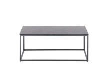 Couchtisch >VARNA< in anthrazit, Glas-Keramik / Metall - 100x40x60cm (BxHxT)