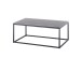 Couchtisch >VARNA< in anthrazit, Glas-Keramik / Metall - 100x40x60cm (BxHxT)